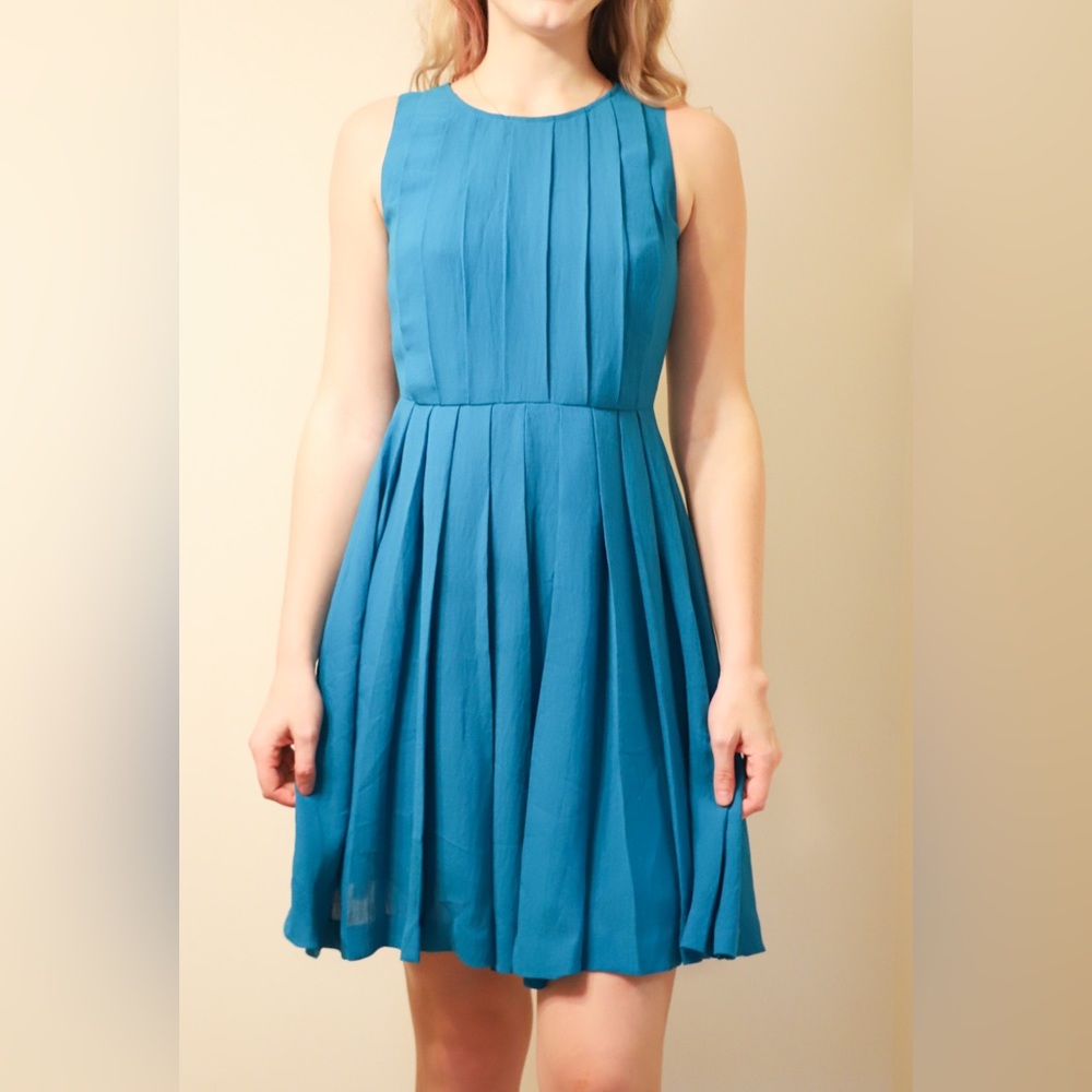 JCrew Pleated Dress
